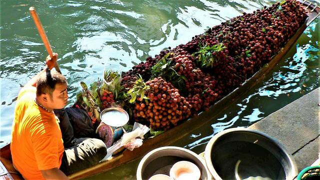 Gemüse boot Litchis 