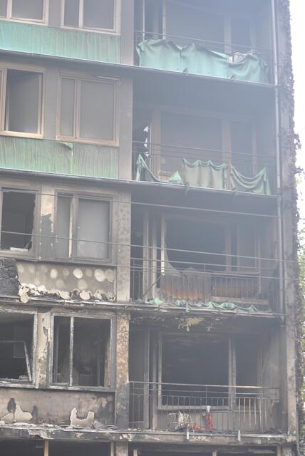 Das Ausmaß des Unglücks...