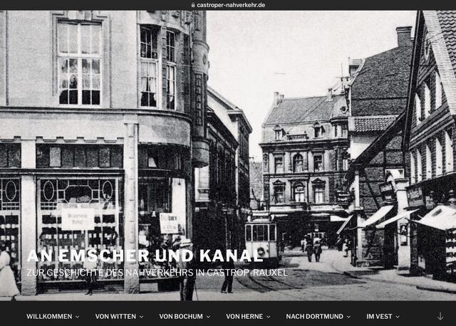 An Emscher und Kanal
Zur Geschichte des Nahverkehrs in Castrop-Rauxel | Foto: Webseite von Ludwig Schönefeld