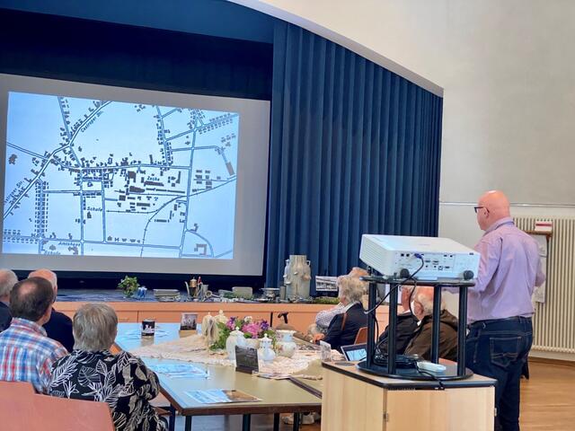 Ludwig Schönefeld auf der Gerther Zeitreise