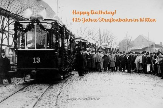 125 Jahre Straßenbahn in Witten | Foto: Sammlung Ludwig Schönefeld