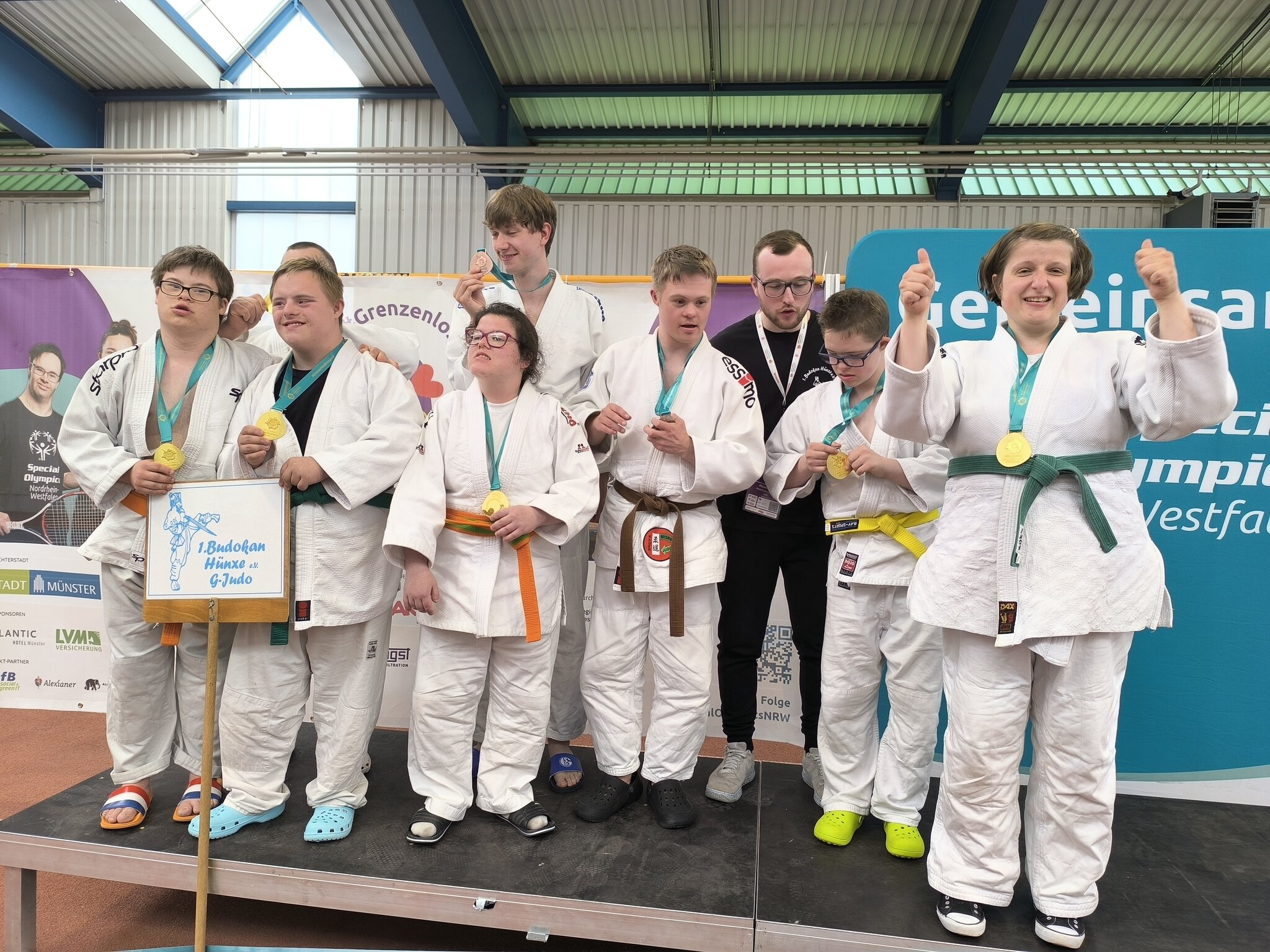Success at the Special Olympics NRW State Games Judo Team from 1