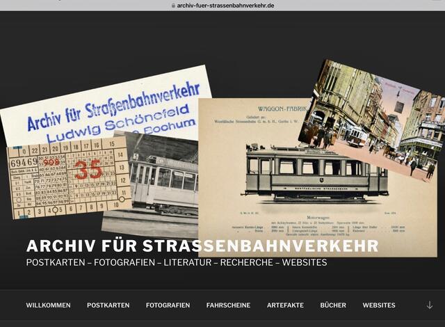 Archiv für Straßenbahnverkehr | Foto: Webseite von Ludwig Schönefeld