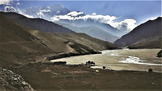 Der Rückweg durch die Schlucht 