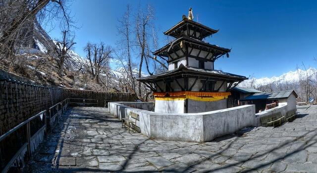 Der hlige Tempel von Muktinath 