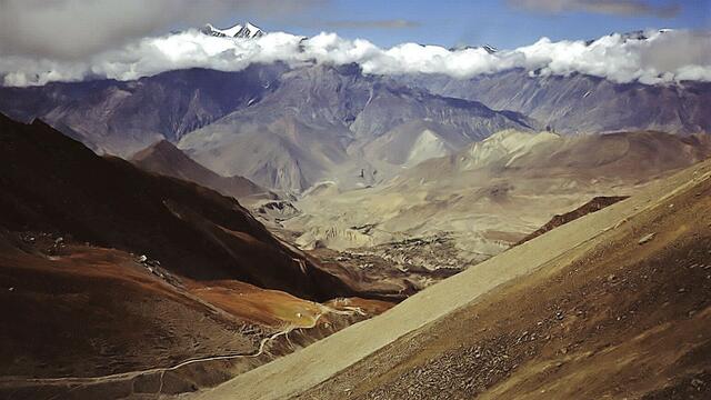 Abstieg in die Kali Gandhaki 