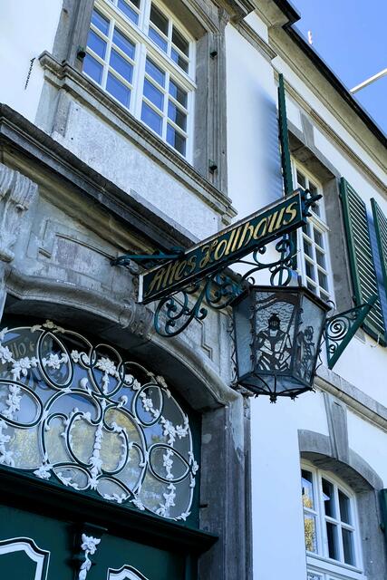 Restaurant „Altes Zollhaus“ (18. Jh.) auf der Rheinstraße. | Foto: ©Margot Klütsch