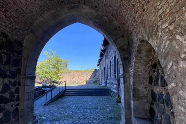 Blick vom Torturm  in den heutigen Schlosspark. | Foto: ©Margot Klütsch