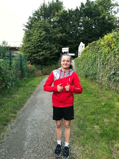 Hanna hat es geschafft! Platz 1 auf der Kanalrunde