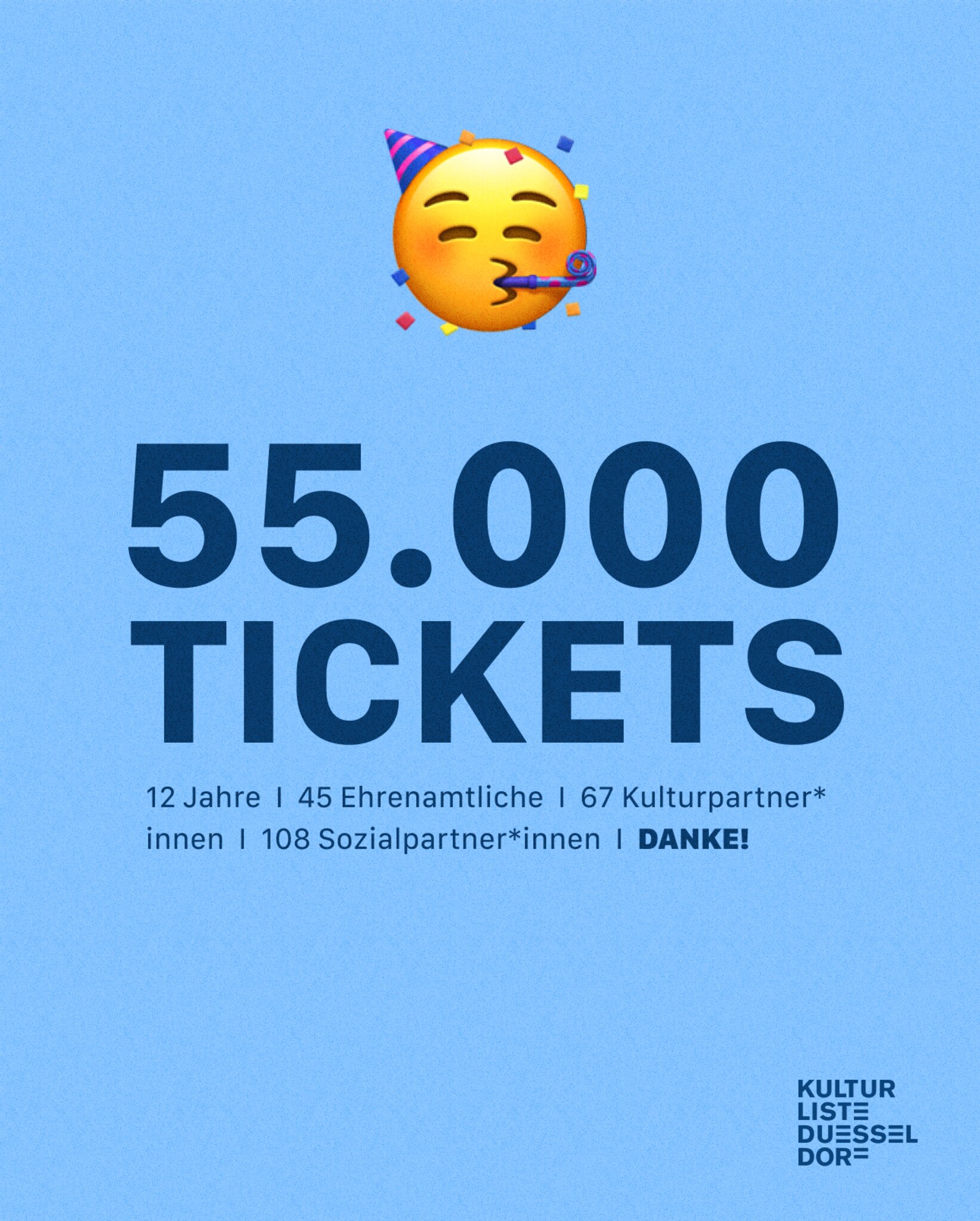 Kulturliste Düsseldorf e.V. feiert 55.000 Tickets für kulturelle Teilhabe Düsseldorf