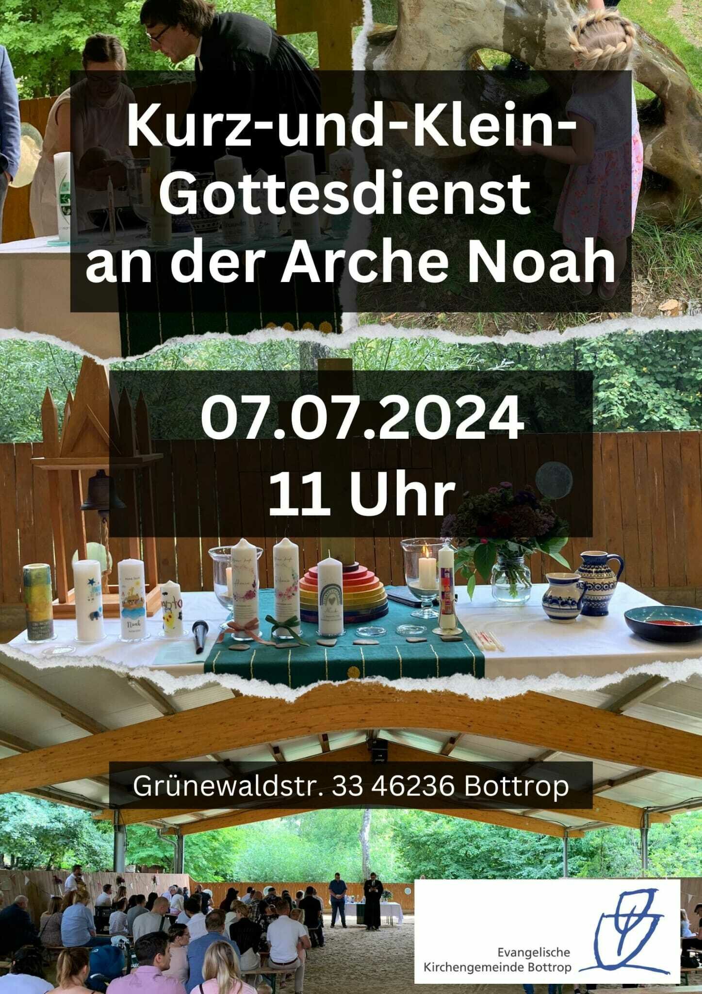 Gottesdienst an der Arche Noah Taufen an der Arche Bottrop