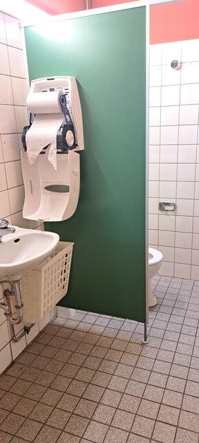 Eine der Toiletten. | Foto: Dabitsch