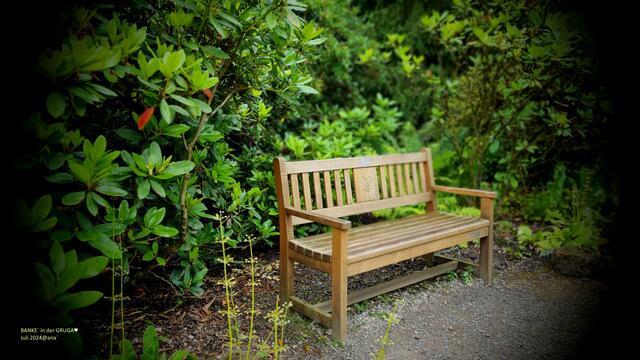 Bisschen ausruhen? 
Leider war es uns zu nass ...