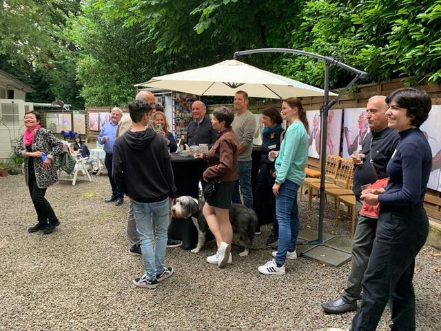 Im Museumshof der Villa Artis | Foto: Hermann Falkenbach