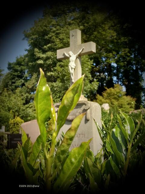 ...ein FriedhofsKreuz ...