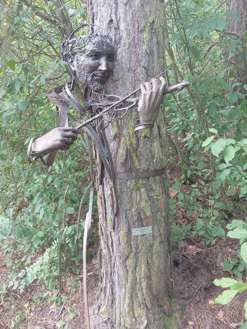 Kunstwanderweg Kleinbreitenbach im Thüringer Wald | Foto: Tobias Schindegger