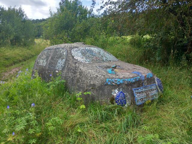 Kunstwanderweg Kleinbreitenbach im Thüringer Wald | Foto: Tobias Schindegger