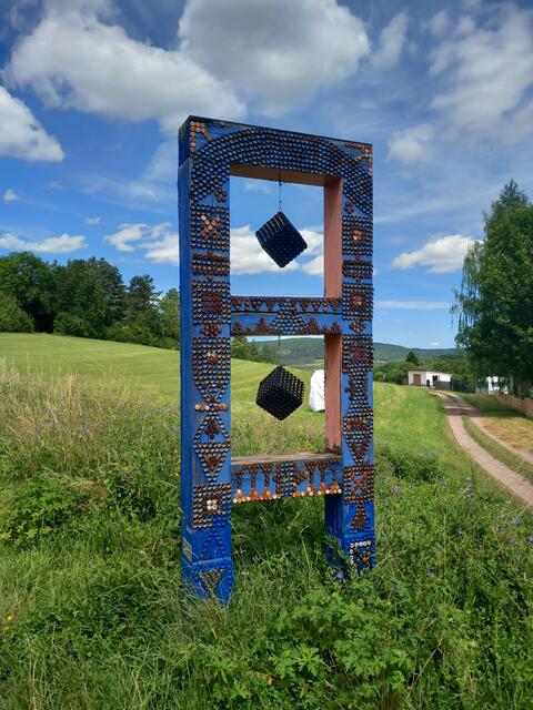 Kunstwanderweg Kleinbreitenbach im Thüringer Wald | Foto: Tobias Schindegger