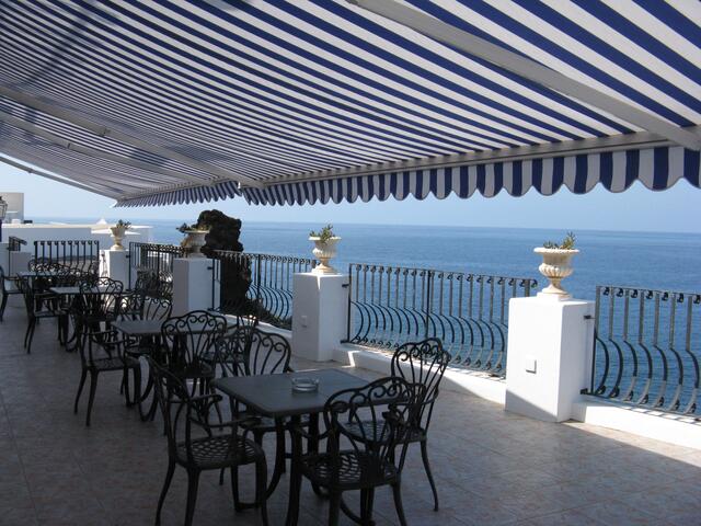 Platz genug auf der Terrasse