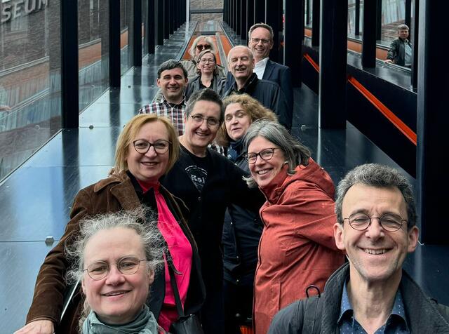 Eine Fahrt mit der Rolltreppe zum Ruhrmuseum gehörte natürlich dazu. | Foto: Kirchenkreis Essen/privat