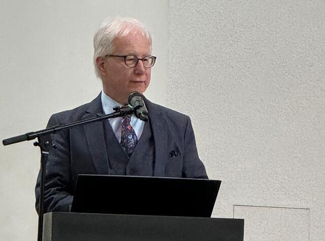 Auch Landeskirchenmusikdirektor Ulrich Cyganek war zur Feier des Jubiläums nach Essen gekommen. | Foto: Kirchenkreis Essen/privat