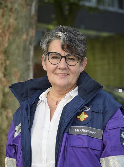Iris Stratmann ist für die Koordination der Ökumenischen Notfallseelsorge in den Städten Mülheim, Essen und Oberhausen (MEO-Region) verantwortlich. | Foto: Kirchenkreis Essen/Alexandra Roth