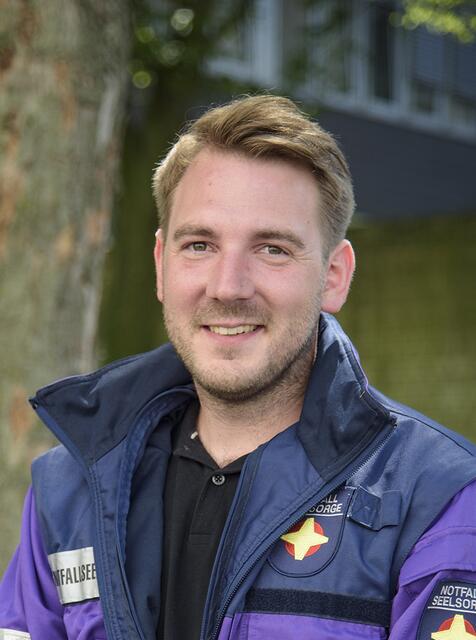 Michael Lux, Lehrer, ist Notfallseelsorger in Essen. | Foto: Kirchenkreis Essen/Alexandra Roth