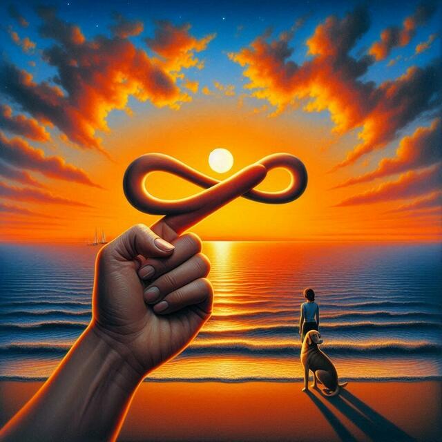 Der unendliche Zeigefinger | Foto: Idee: Firla - Umsetzung: Designer-GPT-Bing