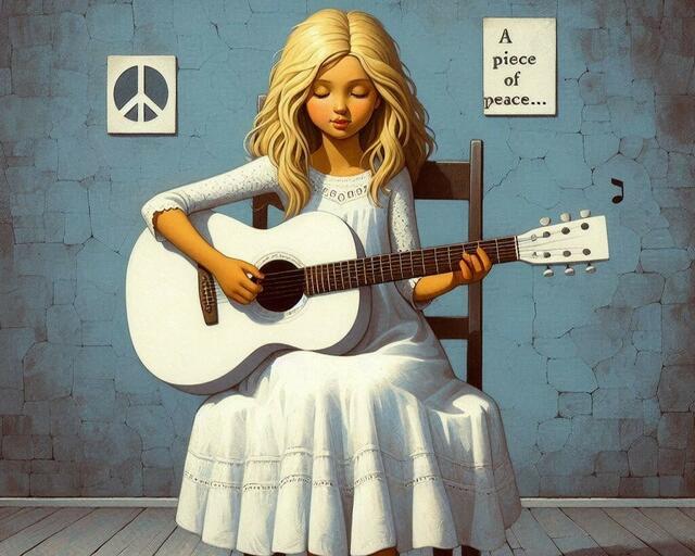 A piece of peace | Foto: Idee: Firla - Umsetzung: Designer-GPT-Bing