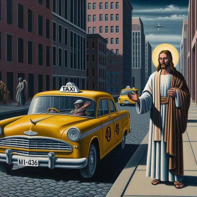 Jesus keeps walking | Foto: Idee: Firla - Umsetzung: Designer-GPT-Bing