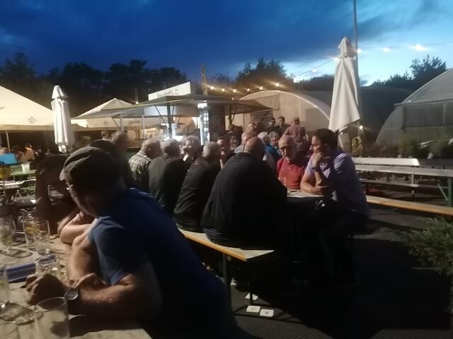 Voll mit Informationen und Reibekuchen, ging es dann gegen 21.30 zurück zur Klosterstadt.