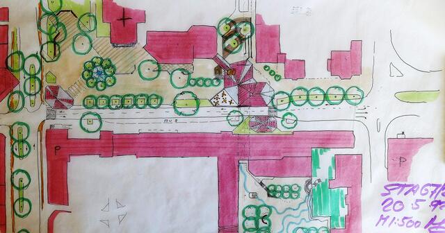 Entwurf von 1992 Humboldtplatz 