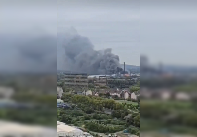 Der Brand von oben gesehen | Foto: Egemen Semih Köse