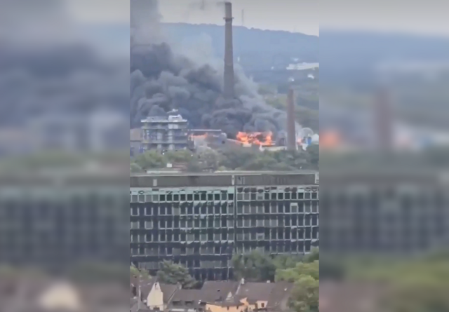 Der Brand von oben gesehen (Nahaufnahme) | Foto: Egemen Semih Köse