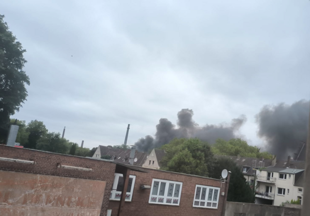 Der Brand aus Hamborn aus gesehen | Foto: Egemen Semih Köse