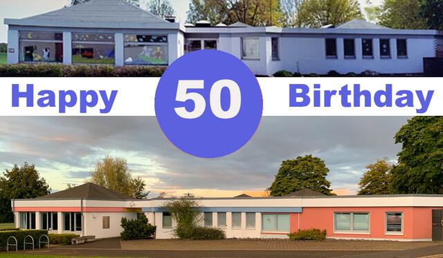 Fotomontage: Kita Emil-Bennemann-Straße von 1974 bis 2024  | Foto: © Jürgen Thoms 