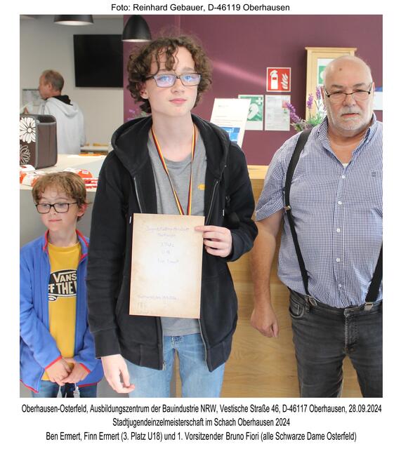 Ben und Finn Ermert und Bruno Fiori