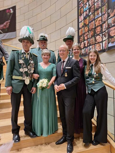 Landtagspräsident André Kuper hatte die Schützen in den Landtag geladen, über 800 aus ganz NRW folgten seiner Einladung. | Foto: Faßbender/BSV