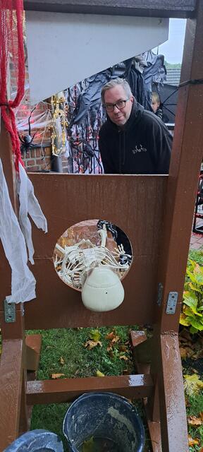 Die letzten Sekunden des Skeletts haben geschlagen. | Foto: Dabitsch