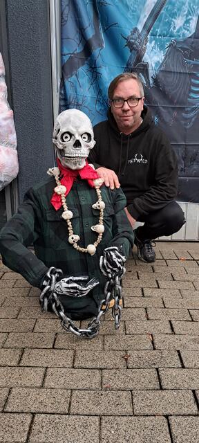 Guido Niemann und sein "Kumpel". | Foto: Dabitsch