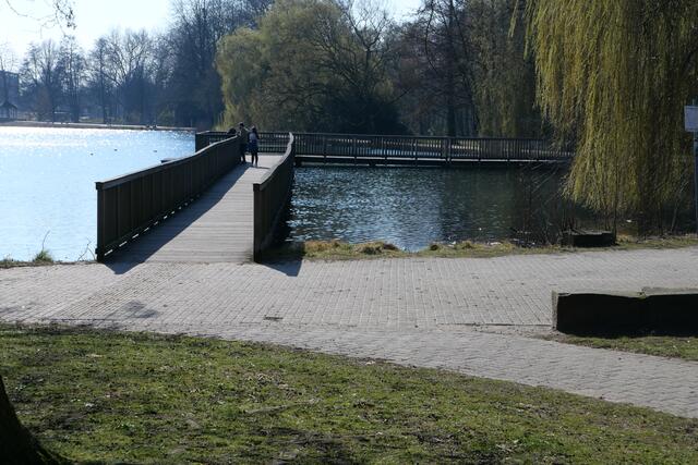 Winkelsteg in der Nordostecke 