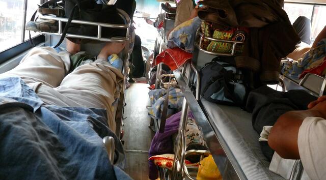 im Liegebus durch Yunnan 