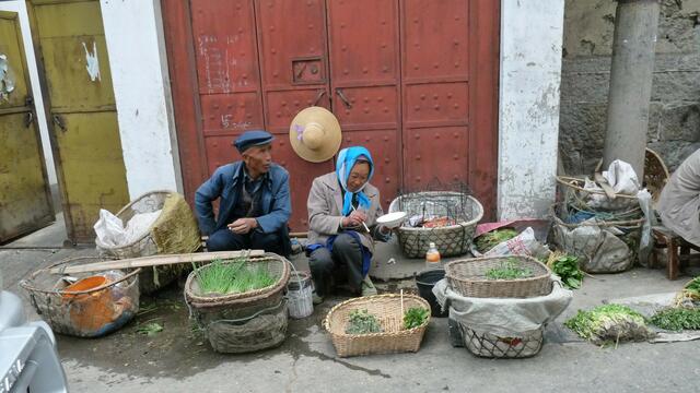 Straßenmarkt in Dali 