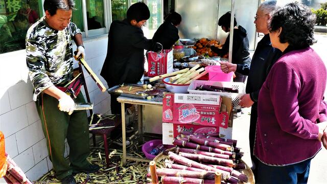 Zuckerrohrsaft auf der Rückreise