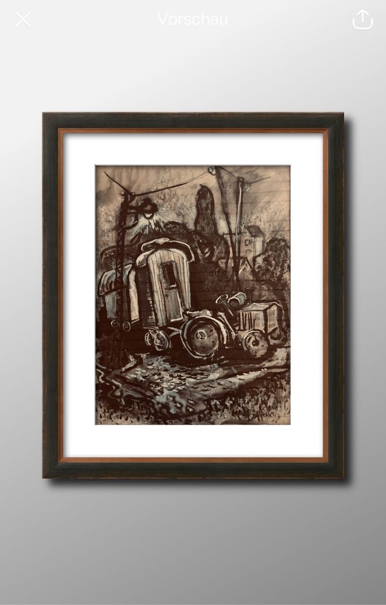 "Kirmeswagen" Malerei von Helmut Lankhorst | Foto: Ständige Sammlung im Museum MMKM - Ruhrstraße 3