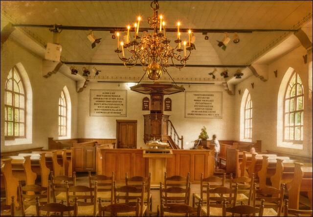 Nachbau einer nordischen Kirche.