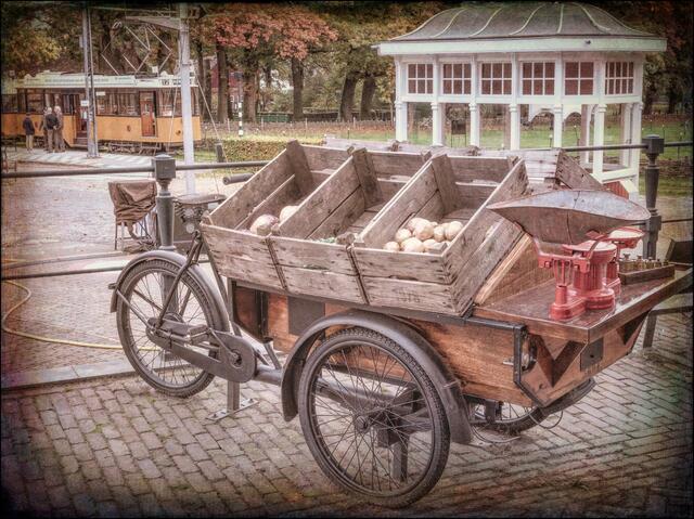 Obst und Gemüse wurde frei Haus geliefert!