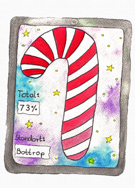 Das Stimmungsbarometer zeigt 73 % an für Bottrop | Foto: Stefanie Vollenberg