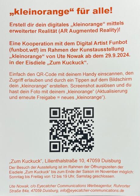 Spannende Nutzung moderner Technologien via AR Augmented Reality" - ausprobieren lohnt sich! | Foto: Mülheimer Kunstverein KKRR