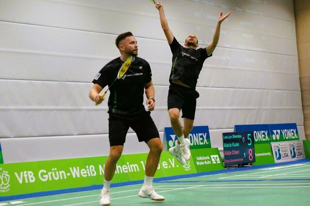 Passend zu Weihnachten: Ein "himmlisches Doppel" | Foto: Grün-Weiß Mülheim